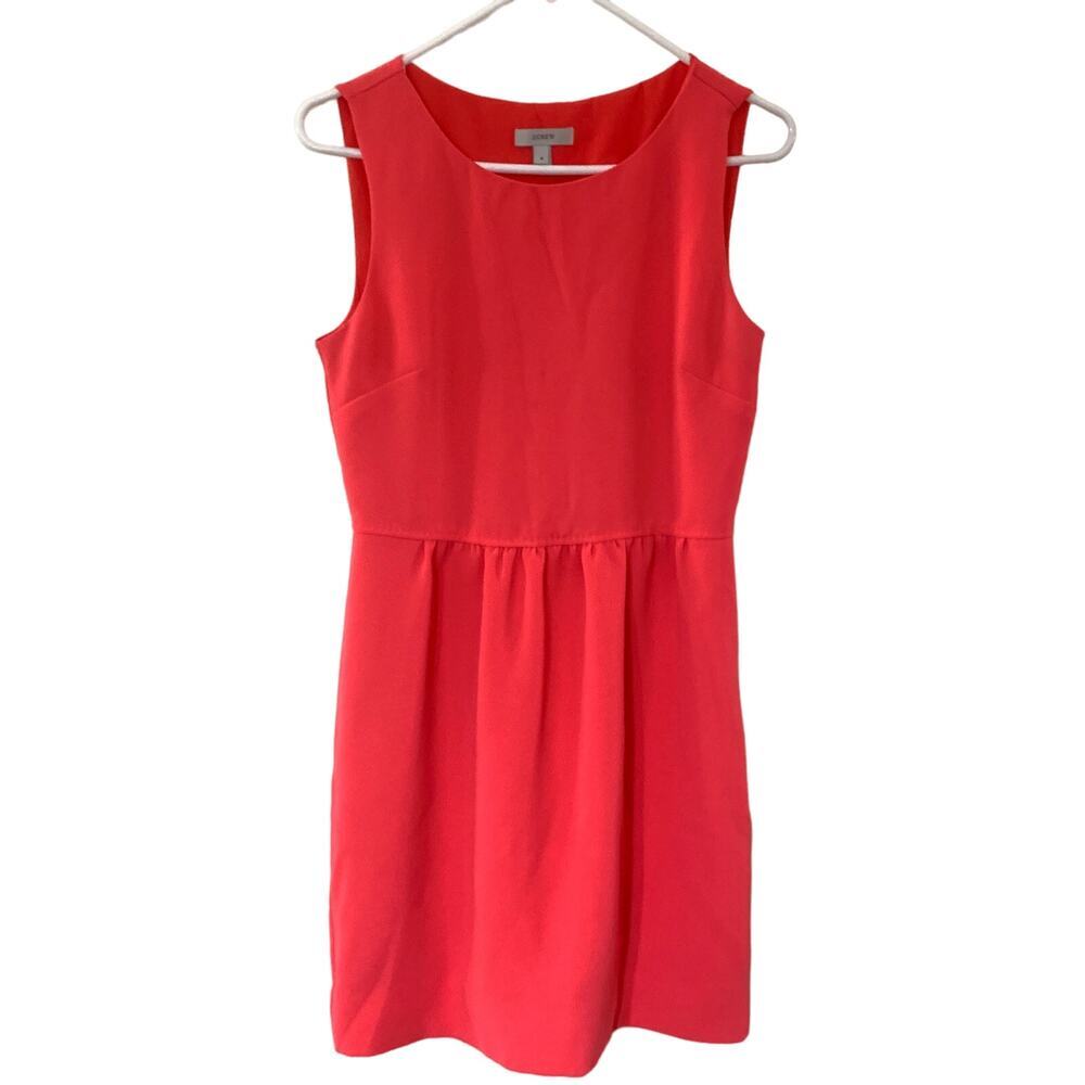 J Crew Womens Pink Sleeveless Dress Size 4 US Small Mini Dress
